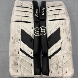 White 35" + 1.5" Senior Warrior Ritual GT2 Goalie Leg Pads