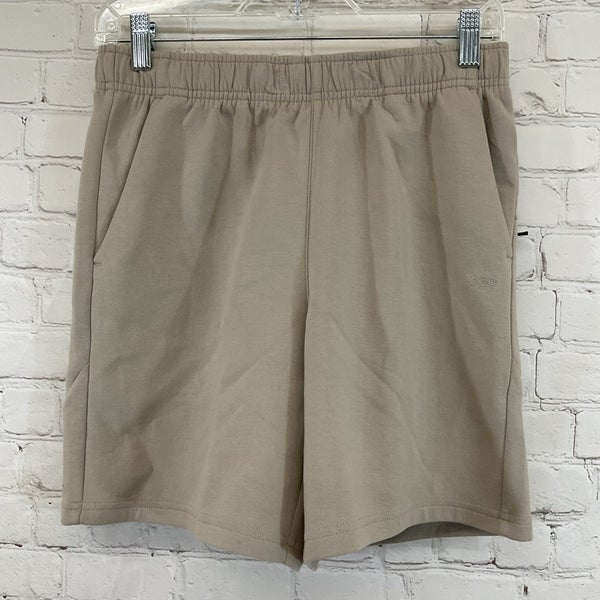 Boy's DAY14402 Athletic Fit Stretch Warming Sport Fleece Shorts Khaki L Large