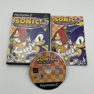 PS2: Sonic Mega Collection Plus (Sony PlayStation 2, 2004) Black Label Complete