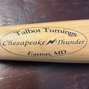 Chesapeake Thunder “Talbot Turnings” Wood Baseball Bat 34” 32oz