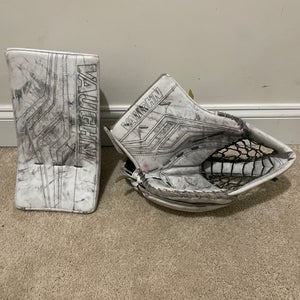Used 2019 Vaughn Pro V Elite Glove And Blocker Set Pro Stock