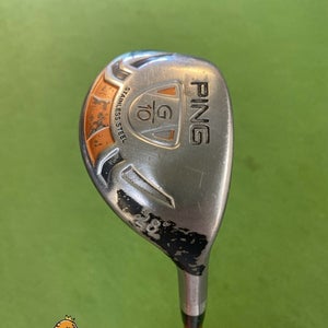 Used RH Ping G10 28* 6 Hybrid TFC 129 Graphite Regular Flex 6H
