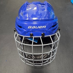 Senior Medium Bauer Re-akt 55 Helmet (New) Royal Blue
