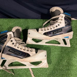 Used Bauer Reactor 9000 Goalie Skates (see Pictures And Description)
