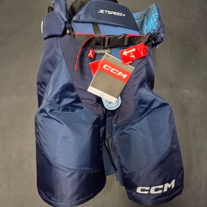 Senior Large CCM Jetspeed + Hockey Pants Navy Blue