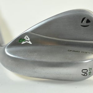TaylorMade Milled Grind 4 Raw 60*-12 Wedge Right DG Wedge 115g Steel # 186905