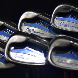 KING COBRA SZ IRON SET 7-9 PW SW GW SHAFT: LADIES LENGTH: (7) 36 IN RH
