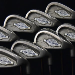 CALLAWAY BIG BERTHA X12 IRON SET 3-9 PW SHAFT: STIFF LENGTH: (5) 38 IN RH