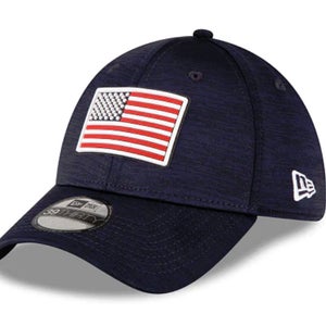 NEW Men's New Era Navy 2023 Ryder Cup Saturday Round 39THIRTY Fitted M/L Golf