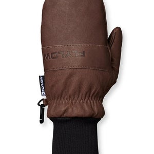 Flylow Oven Mitt Unisex Small Brown Leather Waterproof Insulated Gloves QLW685