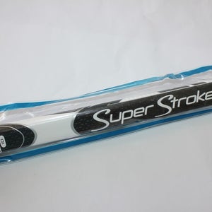 NEW SUPERSTROKE ZENERGY PISTOL 1.0 PUTTER GRIP - BLACK/WHITE