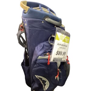 Used Sun Mountain 14 WAY CART BAG Mens Cart Bag Navy Blue 11347-S000249584