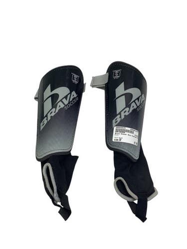 Used Brava Soccer Shin Guards Adult Black Senior 11347-S000249375