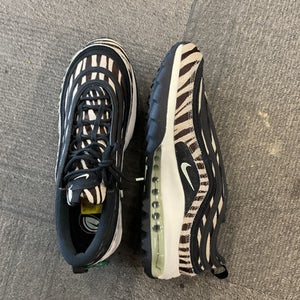 Used Nike AIR MAX 97 ZEBRA GOLF SHOE Mens Golf Shoes Black Senior 13 11614-S000215588