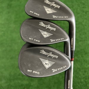 MacGregor MT Pro Black 3 Wedge Set (52, 56, & 60 Degrees)