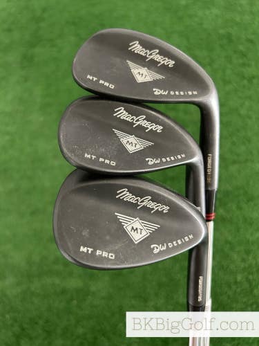 MacGregor MT Pro Black 3 Wedge Set (52, 56, & 60 Degrees)