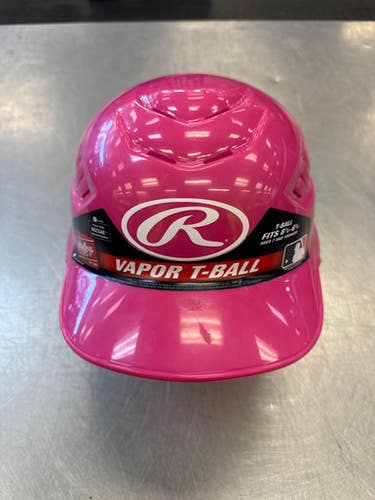 Used Rawlings VAPOR Batting Helmet No Mask Pink SM 11339-S000190919