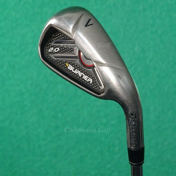 TaylorMade Burner 2.0 High Polish Single 7 Iron Factory 85 Steel Stiff