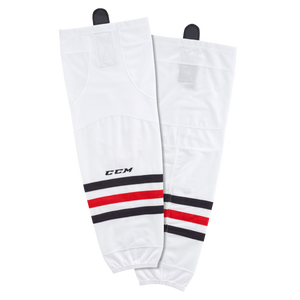 Brand New - Chicago Blackhawks Away CCM Quicklite 8000 Hockey Socks - Junior