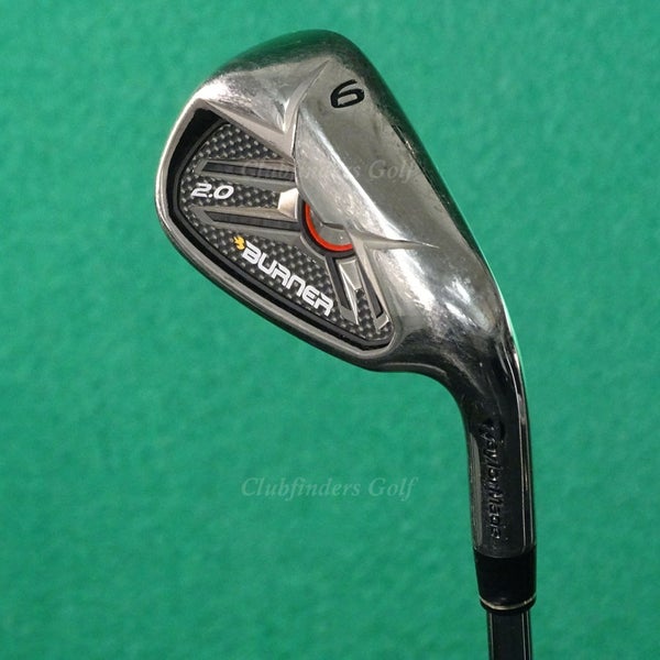 TaylorMade Burner 2.0 High Polish Single 9 Iron Factory 85 Steel Stiff