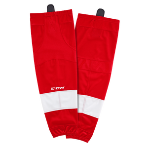 Brand New - Detroit Red Wings Home CCM Quicklite 8000 Hockey Socks - Junior