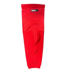 Reebok Team Pro Stock Hockey Socks - Full Red Style