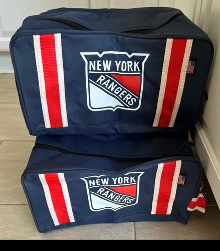 3 Pro Stock NHL New York Rangers Toiletry Bag Tape Equipment Player Issue
