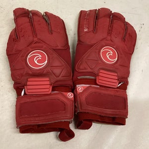 Used WEST COAST Soccer Goalie Gloves Red 10 11725-S000486783