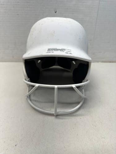 Used Easton GHOST M/L Batting Helmet w/Mask White SM 11835-S000195336