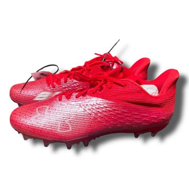 Used Under Armour BLUR Adult FB Cleats Red Senior 11 11375-S000362009