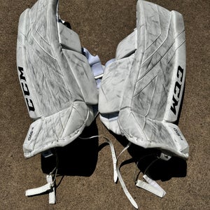 28"  CCM Axis 1.5 Goalie Leg Pads (Used)