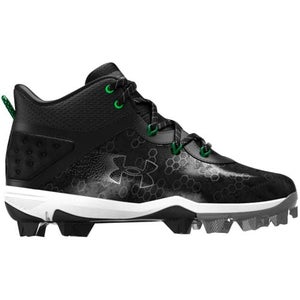 Under Armour Boys' Harper 8 Mid RM Baseball Cleats Kid's Size M 4.5 (W 5.5) (New)