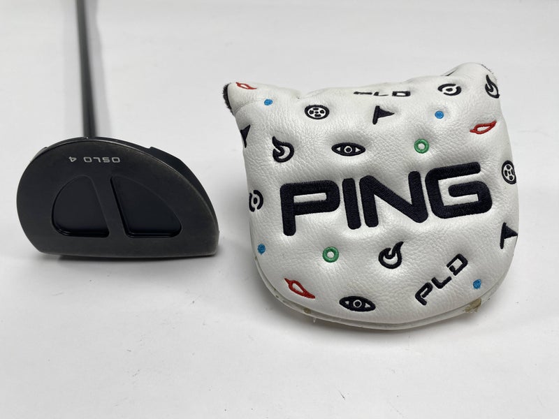 Ping PLD Milled Oslo 4 Matte Black Putter 35" Black Dot Mens RH HC