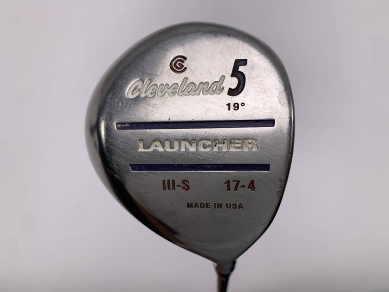 Cleveland Launcher III-S 5 Fairway Wood 19* Regular Steel Mens RH Midsize Grip