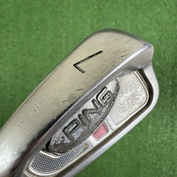 Ping i15 Black Dot 7 Iron AWT Stiff Flex Left Handed 36.75