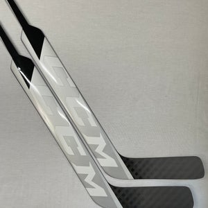 NEW CCM EFlex 5 Goalie Sticks, 26”, P4 Regular Hand, Silver/White