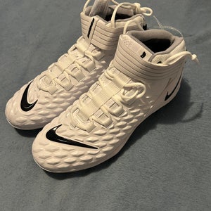 Men's  Size M 11.0 (W 12.0) Nike High Top Force Savage Elite 2 Molded Cleats (New)