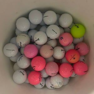 Women’s golf ball - White, Pink Yellow