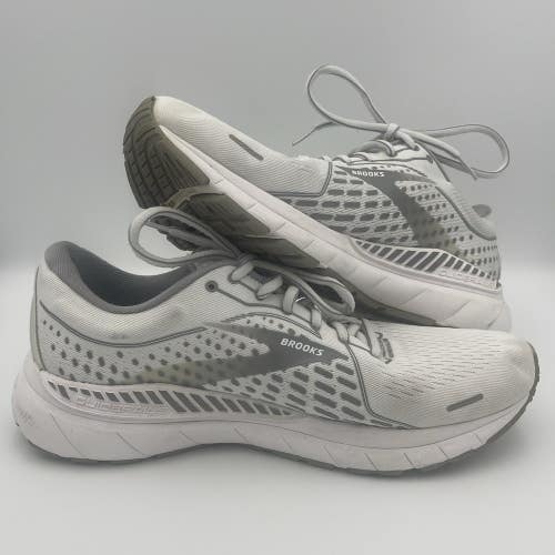 Brooks Adrenaline GTS 21 Womens Size 11 Gray Athletic Running Shoes Sneakers