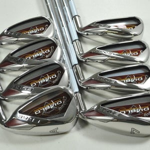 Callaway Diablo Edge 4-PW,AW Iron Set Uniflex Right Steel NEW! NOS  # 198200