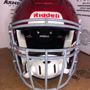 USED RIDDELL FLEX ADULT HELMET - XL - PEARL CARDINAL