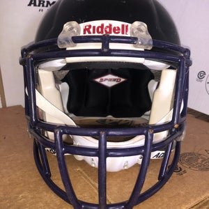 USED RIDDELL SPEED ADULT HELMET - SMALL - FLAT BLACK
