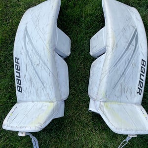 Large  Bauer Hyperlite 2 Goalie Leg Pads  (Used)