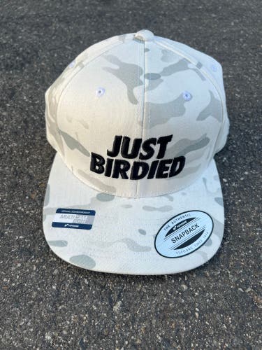 NEW Just Birdied Green Goat SnapBack Hat