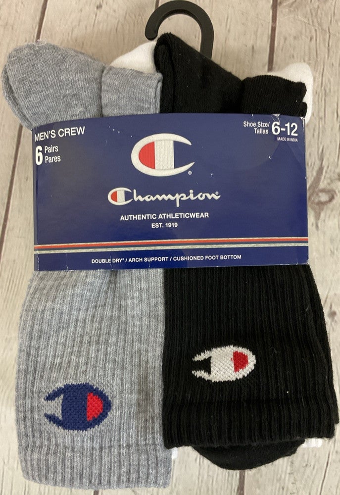 2 Paires De Chaussettes Crew Goodfellow Grises - Taille 6-12, Neuves Avec étiquettes, Pour Hommes