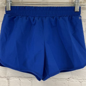 Girl's DAG12116 Mid-Rise Stride Running Shorts Surf the Web Blue S Small