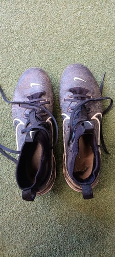 Black Men's Size M 7.0 (W 8.0) Nike Haurache High Top Metal (Used)