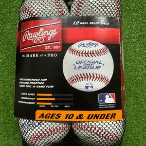 Rawlings Official League (CROLB) Baseballs 12 Pack (1 Dozen) (New)