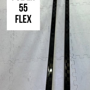 Intermediate(2x)Left P92 55 Flex 63” ProBlackStock™ Unbranded Blackouts Pro Stock Hockey Sticks
