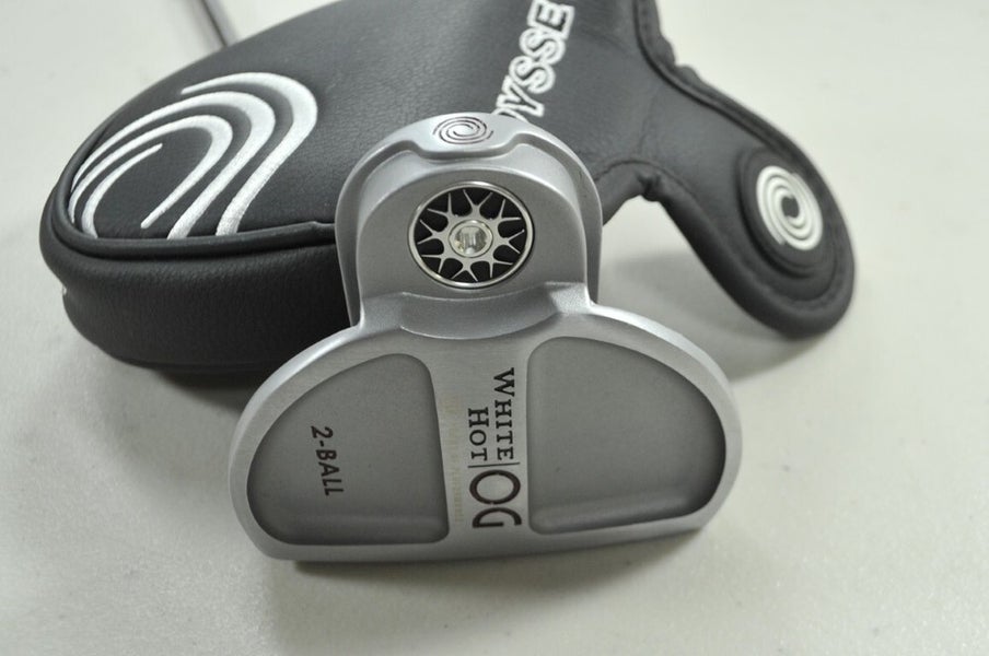 Odyssey White Hot OG 2-Ball 34" Putter Right Steel with Head Cover # 196613